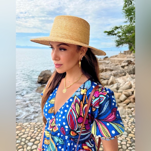 Tabitha Brown for Target Mixed Floral/Polka Dot Print Puff Sleeve Dress - Picture 3 of 14